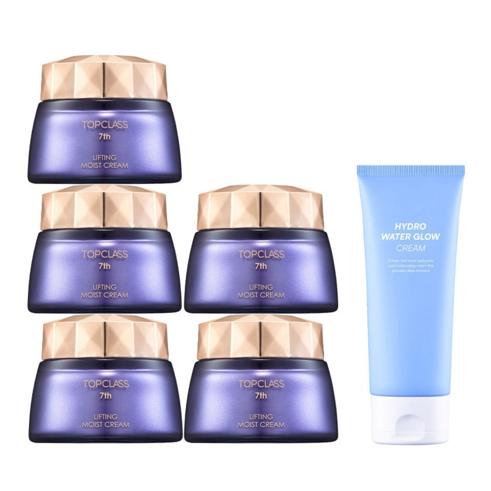 チャームゾーン トップクラスリフティングモイストクリーム6種セット（クリーム5+ウォーターグロー1）2個