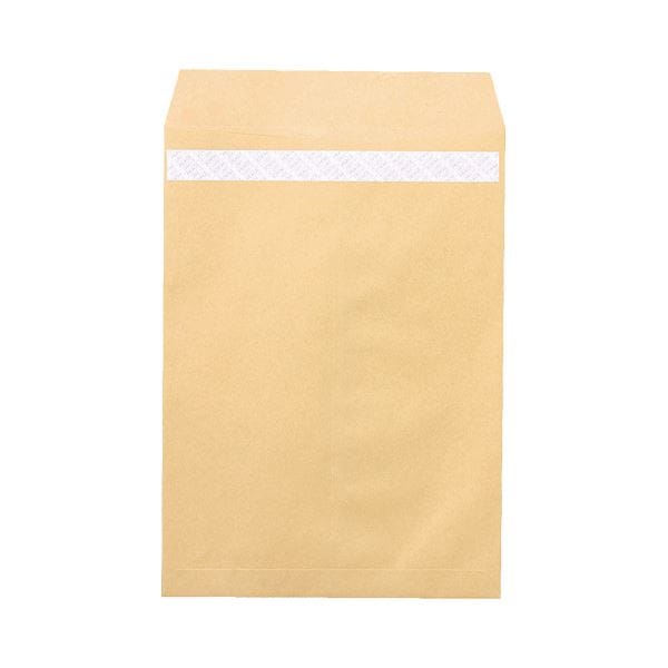 （まとめ）ピース R40再生紙クラフト封筒テープのり付 角2 85g／m2 業務用パック 697 1箱（500枚）3セット