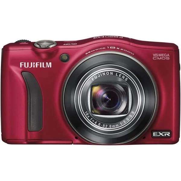 【中古】フジフィルム FUJIFILM F820EXR R レッド SDカード付き