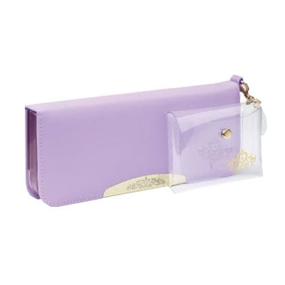 （まとめ買い）リアナティアラ アルロック筆入 筆箱 両面スリム クリアポーチ付き バイオレット FD-5681-V [x3] 4,850円