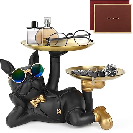 【SENJWARMブランド公式本物】寝そべっている犬さん 2枚お皿を持っ 魅惑的