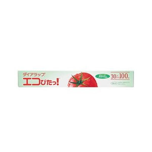（まとめ）三菱樹脂 ダイアラップ エコぴたっ！30cmx100m 1本[x50セット]