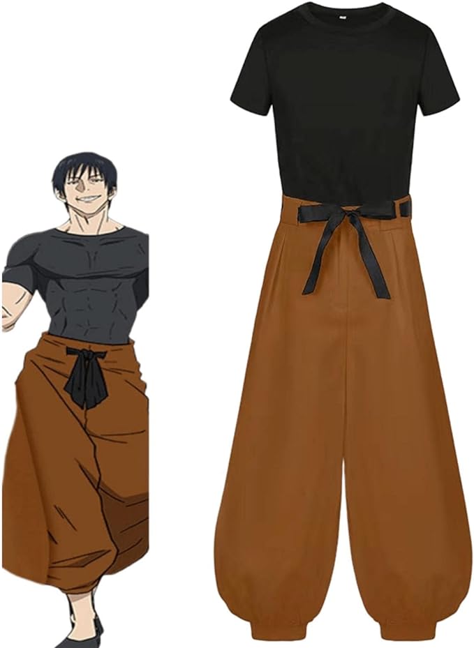 呪術廻戦 伏黒 甚爾 コスプレ衣装 ふしぐろとうじ 制服 演出服 変装 仮装 日常服 アニメ 祭り 学園祭 文化祭コスプレ衣装