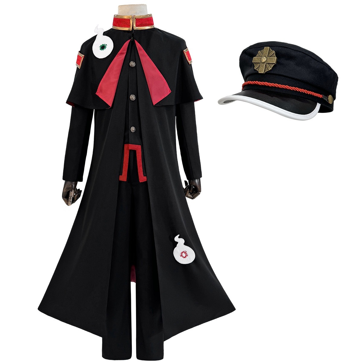 [2026 新作]HOLOUNCOSER 地縛少年花子くん 花子くん コスプレ 衣装 旧式学生服 学ラン マント付 フルセット 仮装 ハロウィン アニメ
