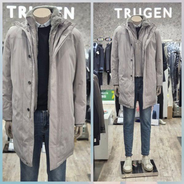 レックスファー超軽量プレミアムグースダウンコート(TDHIM0022)_DG