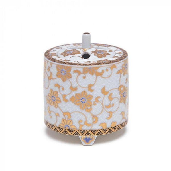 香炉 白粒 切立型 九谷焼 79503