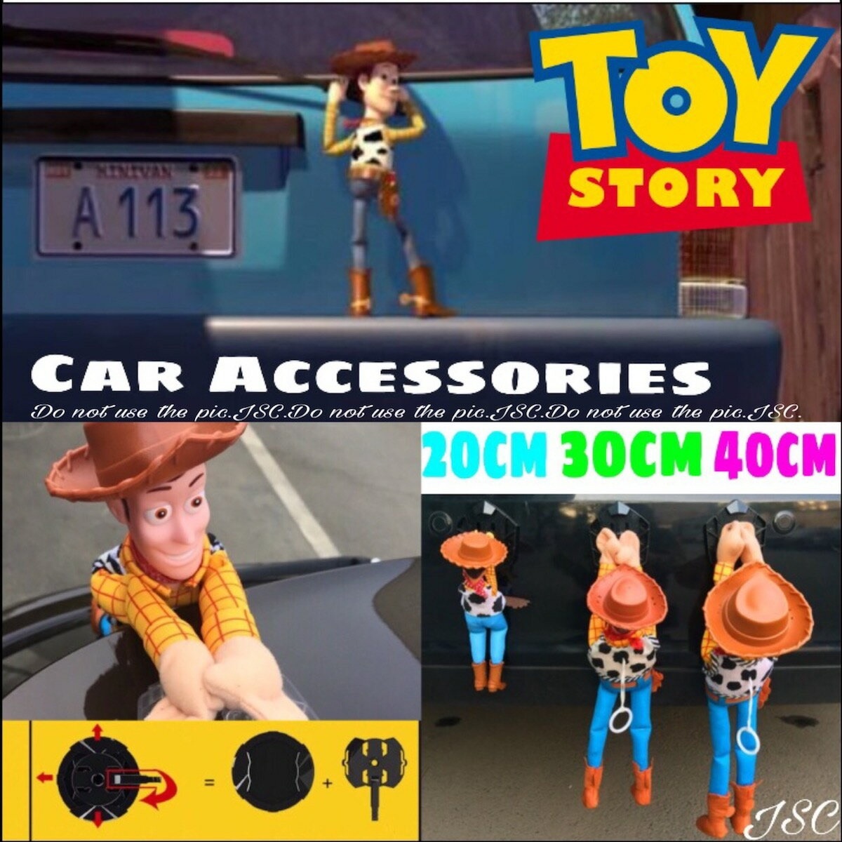 Qoo10 ディズニー ディズニー トイストーリー ウッディー カー用品