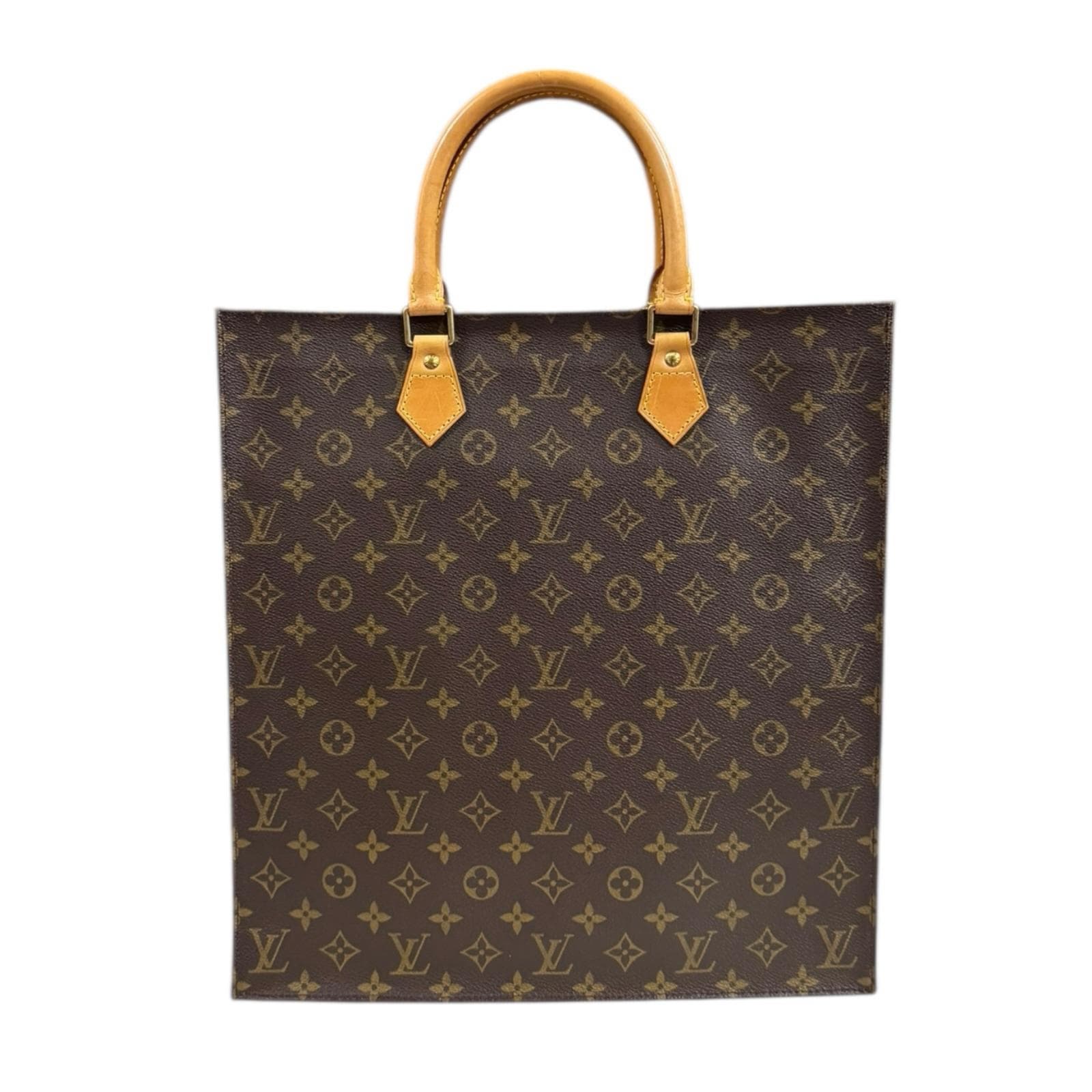 ルイヴィトン サックプラ モノグラム ハンドバッグ モノグラムキャンバス M51140 ブラウン LOUIS VUITTON 中古
