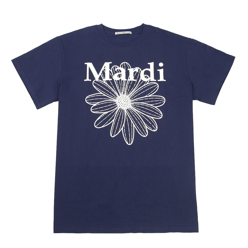 Tシャツ UNISEX TSHIRT FLOWERMARDI NAVY IVORY 半袖 レディース 韓国 ファッション アパレル 6,199円