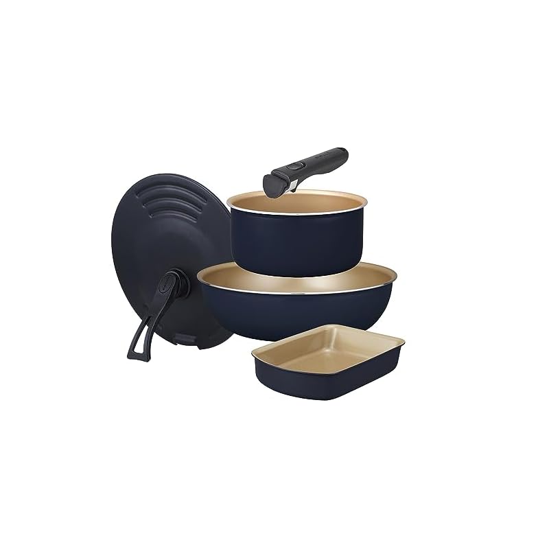 【長く使えるフライパン】 エバークック フライパンセット 5点(玉子焼き1319 深型フライパン26 ポット18 専用ミニハンドル 回転ハンドル立つ兼用カバー2026)オール熱源対応(IH