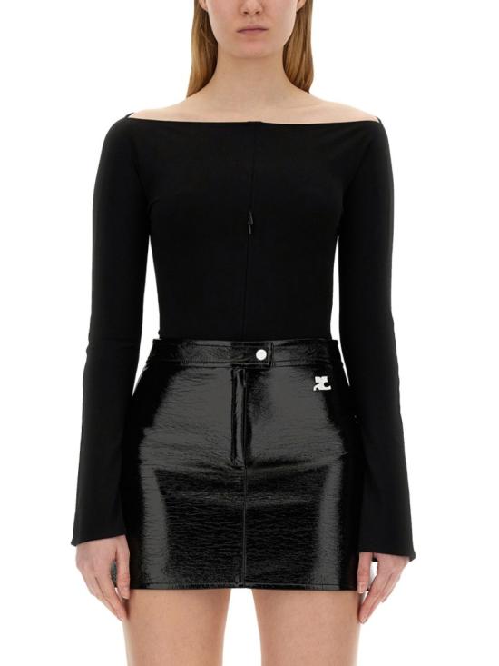 COURREGES Women Tops 224JBD078J S00669999 Black