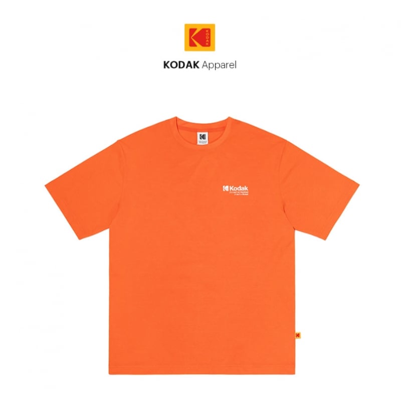 コダックエアクロームソロナセミオーバーフィットショートスリーブ T シャツ CORAL