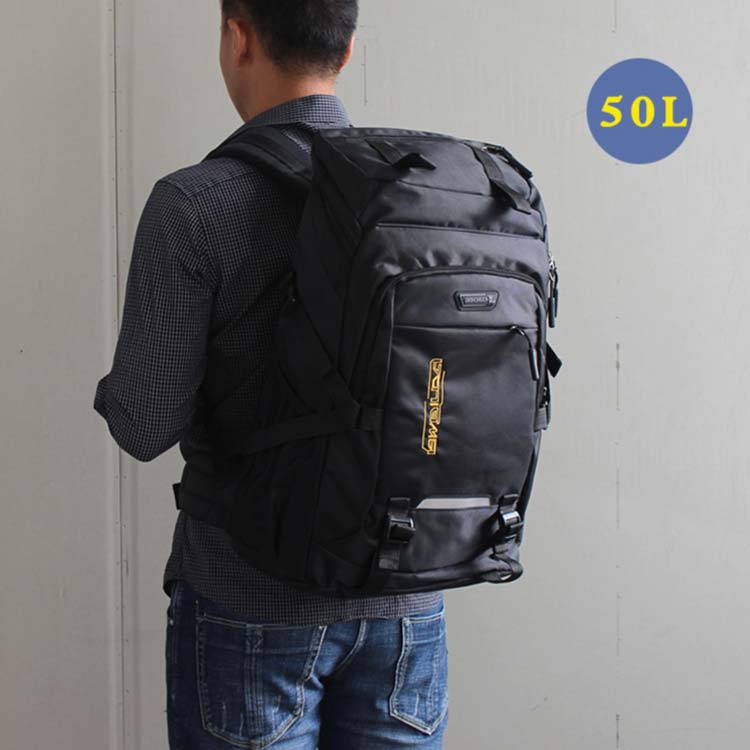 大人気！ 高校生男女兼用レディースオールシーズン50L登山リュックメンズ大型通学撥水ジムバッグ通勤アウトドア用品スポーツリュック敬老のかばんキャンプ用品学生大容量部活出張旅行6色選父のバックパック