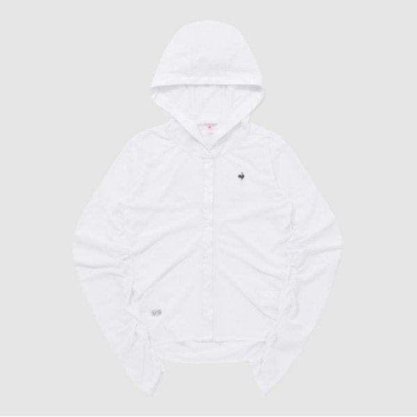 ジャケット NQJ QQ212OFT41-OWT 女性用メッシュシャーリングカバーアップカーディガン / OFF-WHITE