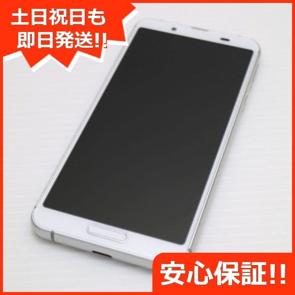新品同様 SH-02M シルバーホワイト スマホ 88
