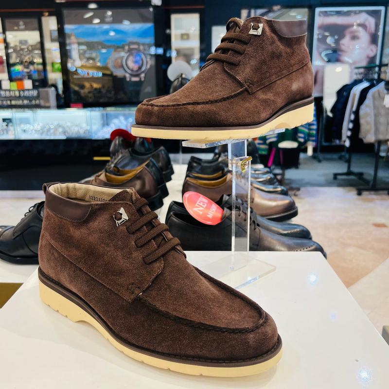 by 男性スエードハイトップアンクルブーツ 122246003-1