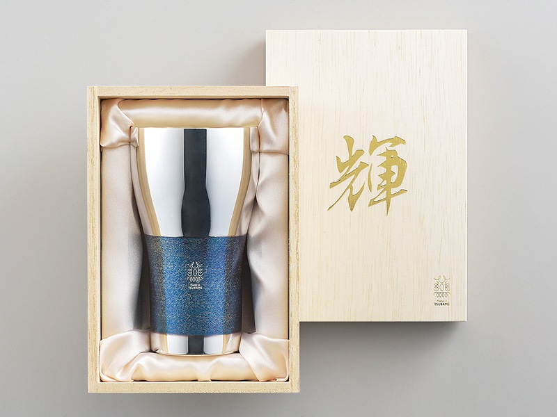 「輝」純銅ビアタンブラー 銀古美