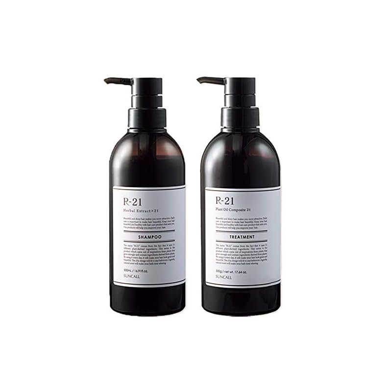 サンコール R-21 シャンプー 500mL + トリートメント 500g ボトル