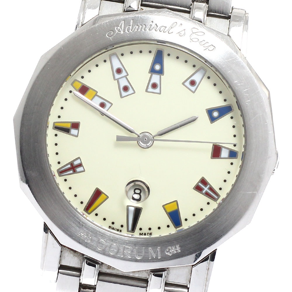 コルム CORUM 99.430.20 V585 アドミラルズカップ デイト クォーツ メンズ _939465【中古】