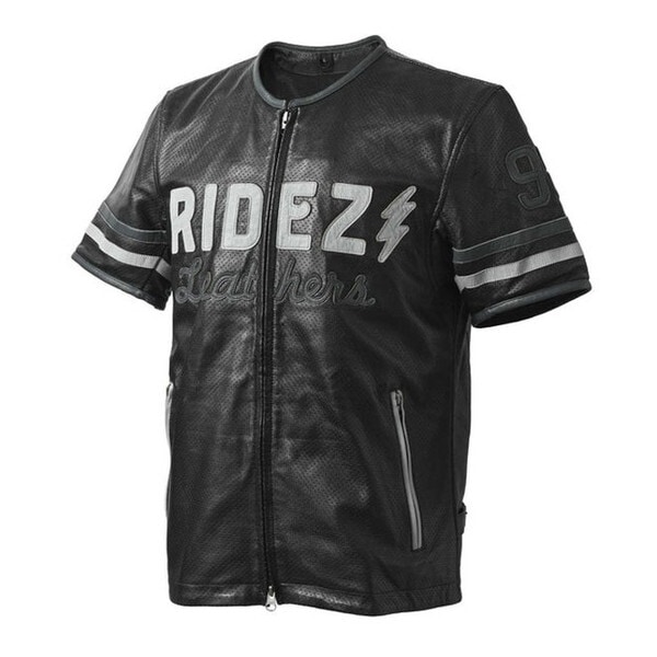 RIDEZ 98 S/S JACKET BLACK L RLSJ16 レザージャケット