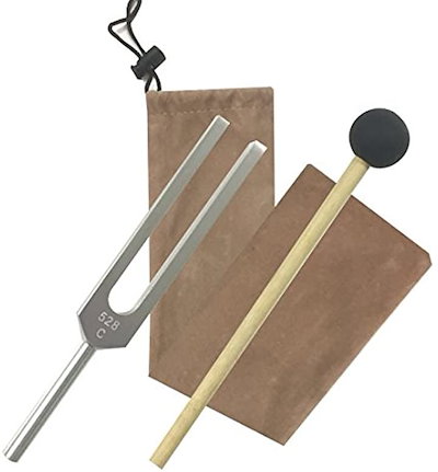 他サイト： HappyHome音叉 528Hz チューナー ラバーマレットセット ヒーリング 浄化の商品画像