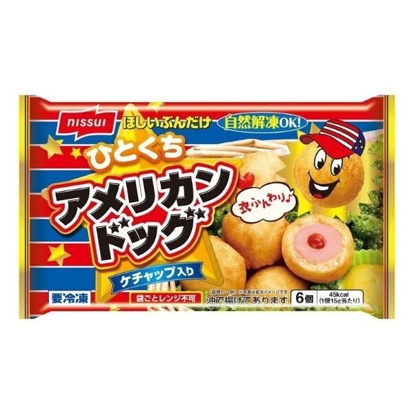 冷凍 アメリカンドッグ 6個 90g x12 メーカー直送