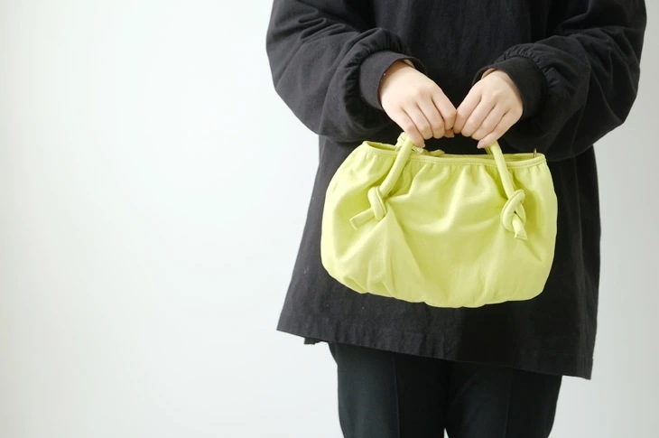 POMTATA (ポンタタ) COU 2WAY TOTE (l.green)