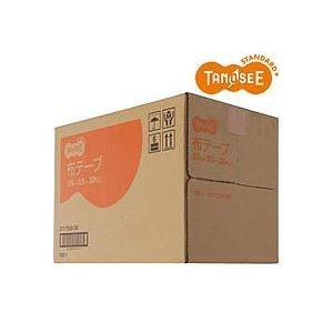 （まとめ）TANOSEE 布テープ 50mmx25m 30巻