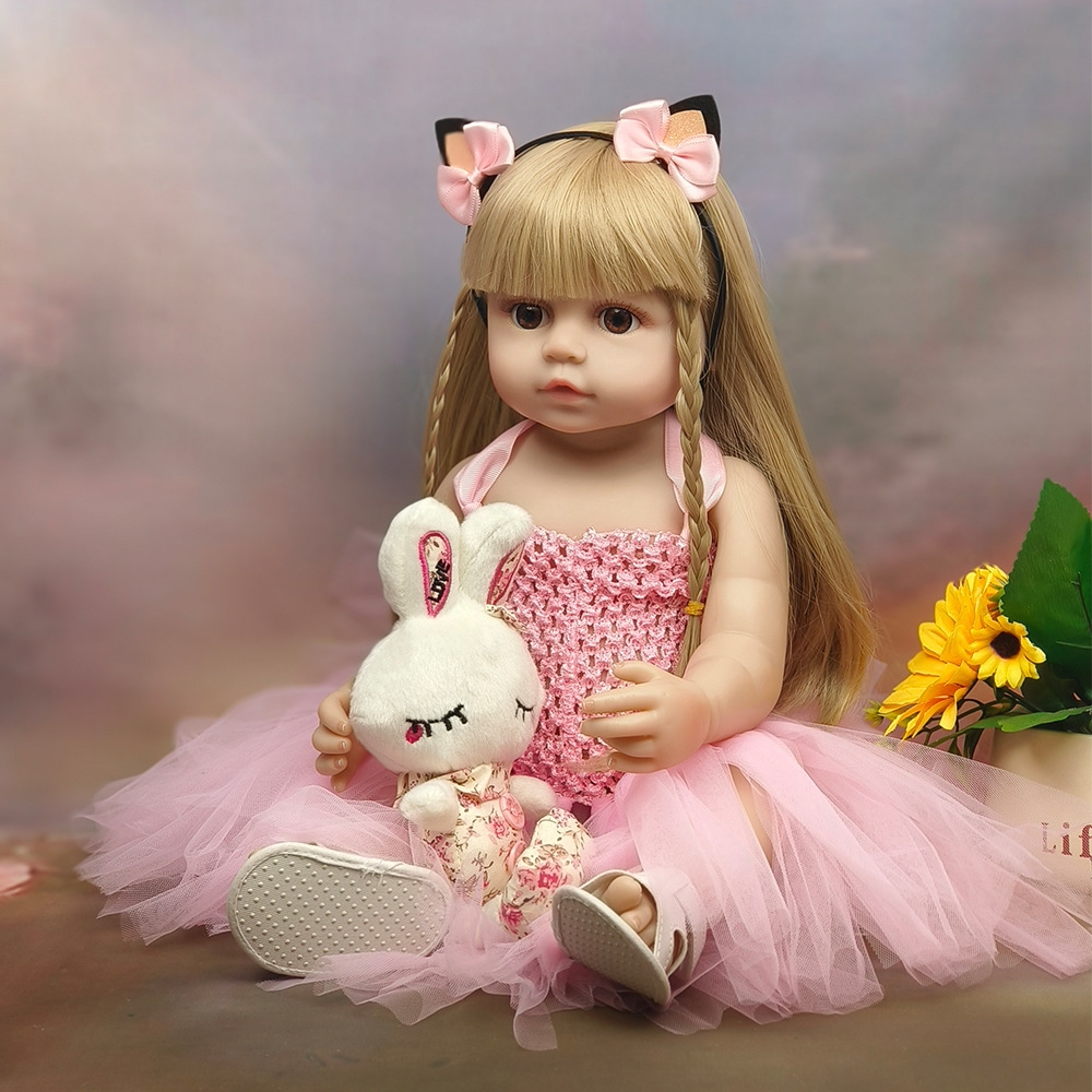 50cmのリボーンドールフルプラスチックシミュレーションベビーブロンドレッドドール 6,175円