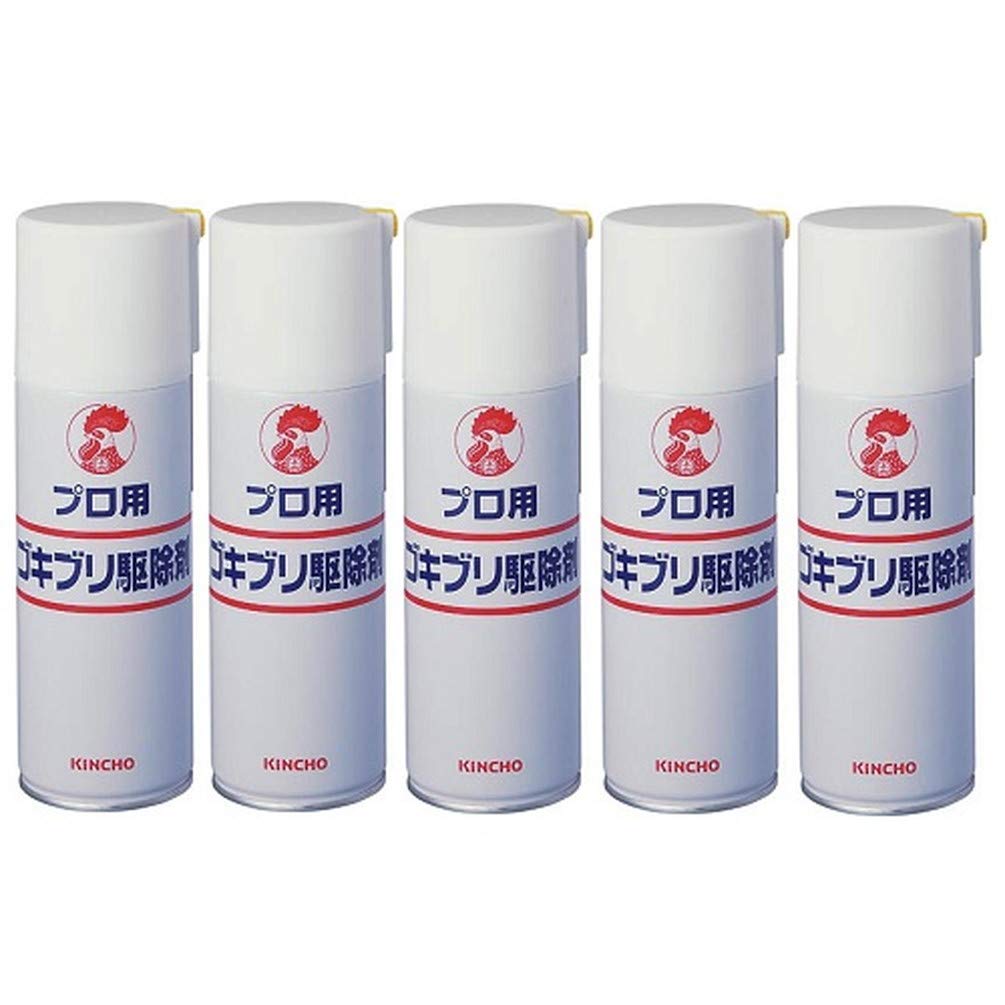 大日本除虫菊 ゴキブリ駆除 プロ用 ゴキブリ駆除剤 420ml 5本セット 金鳥 キンチョー 業務用 殺虫剤 スプレー