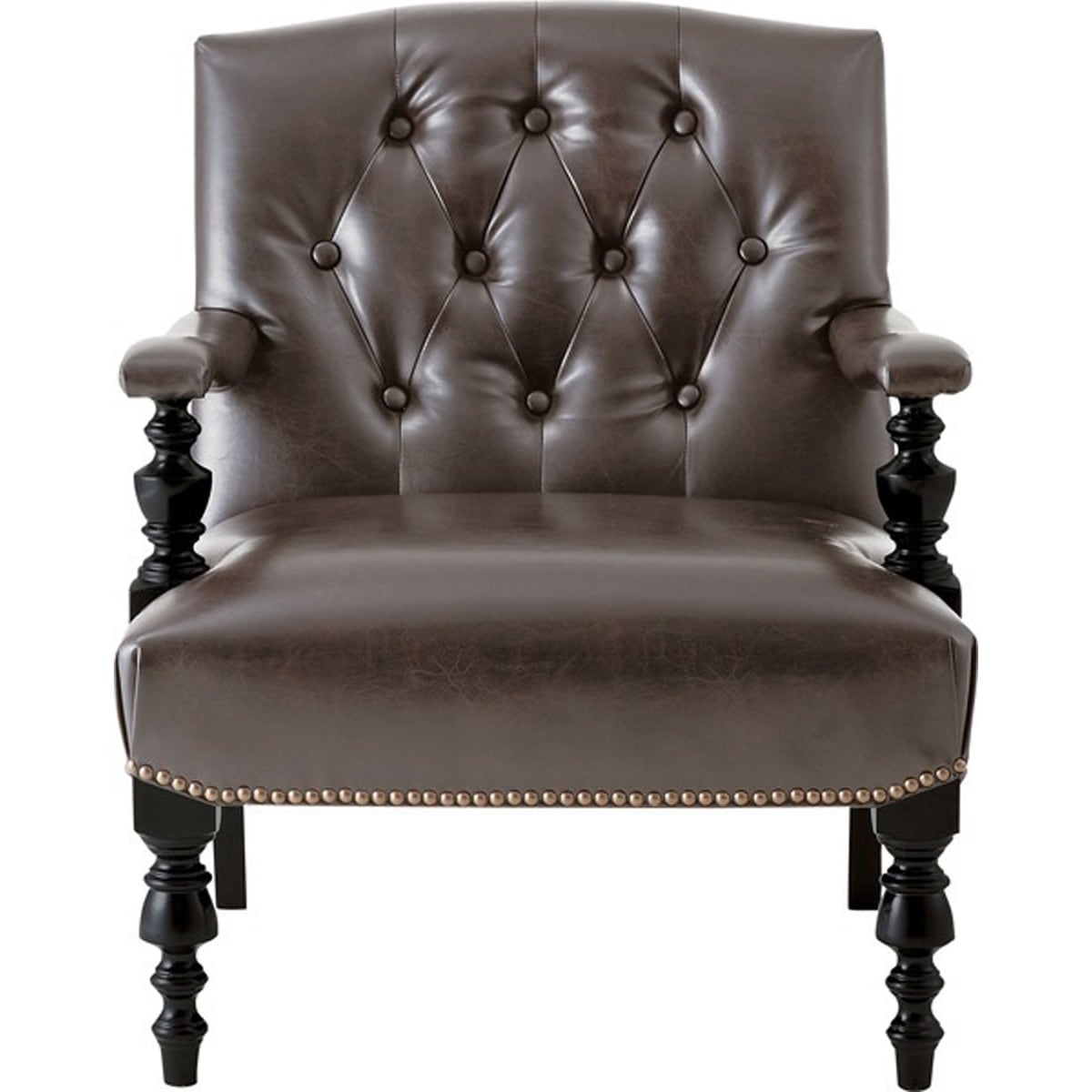 アームチェア 天然木 ラバーウッド ラッカー塗装 ウィービングベルト ボンデッドレザー 40,180円