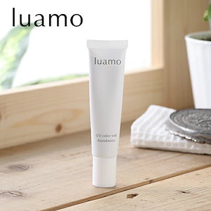 ルアモ luamo UVカラーヴェール ファンデーション SPF26 PA+++ 25g ファンデーション フェイスカラー uv 日焼け防止 uvケア 紫外線対策 日焼け ブルーライト ブルーライ