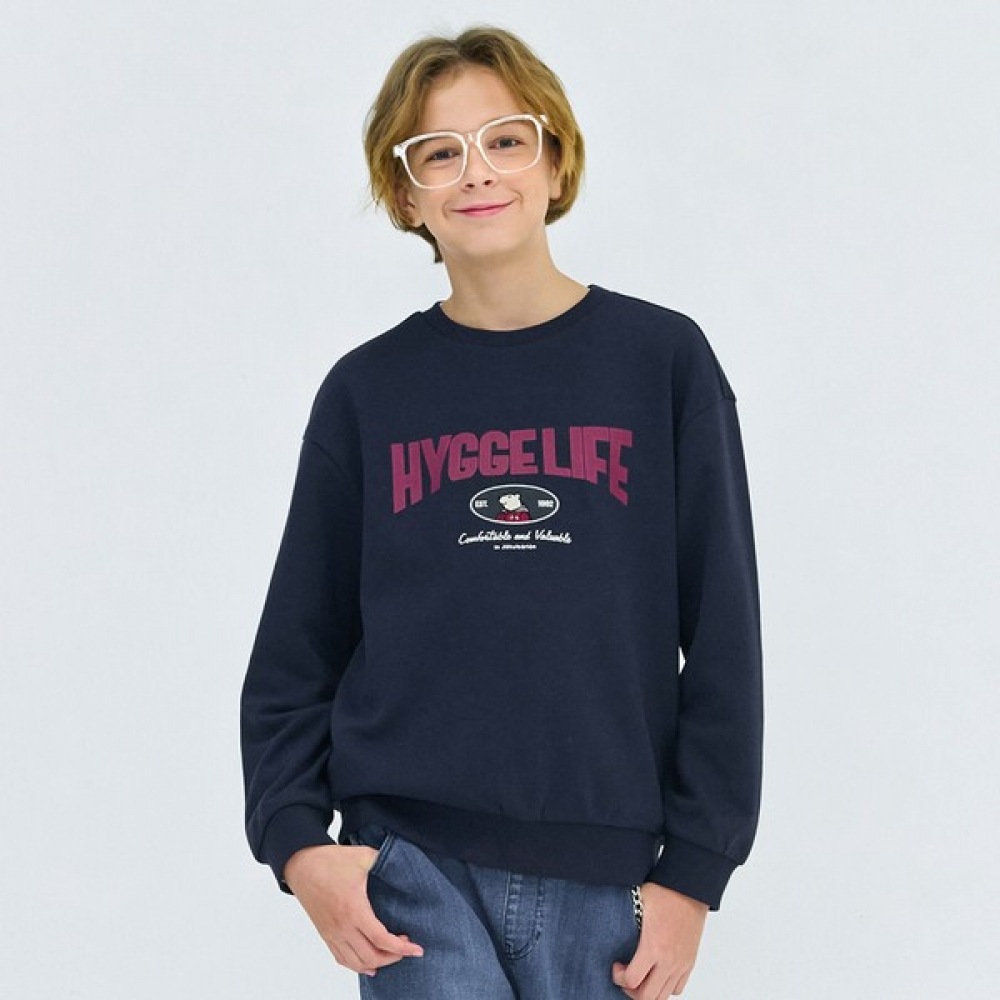 オーシャンスカイ ユニセックス キャラクター グラフィック スウェットシャツ DEJB5116B04