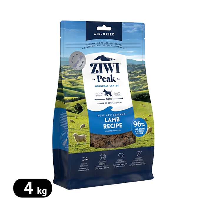 ジウィピーク エアドライ ドッグフード ラム 4kg ZIWI