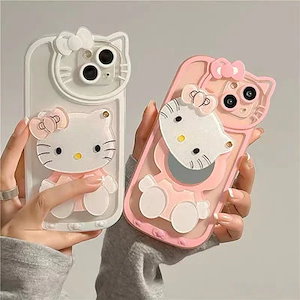 iPhone iphone15ケース キティ iphoneケース 韓国 かわいい iphone14ケース スマホケース iPhone13 12 11 ケース 7 8 SE2 X XS