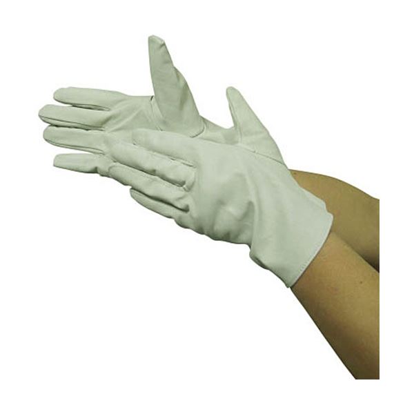 （まとめ）ユニワールド 革手工房 牛クレスト ストレート L 880-L 1双 [x3セット]