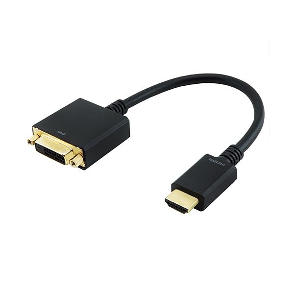[5セット] ホーリック HDMI-DVI変換アダプタ 15cm HDMIオス-DVIメス HADVF-706BBX5 5,959円