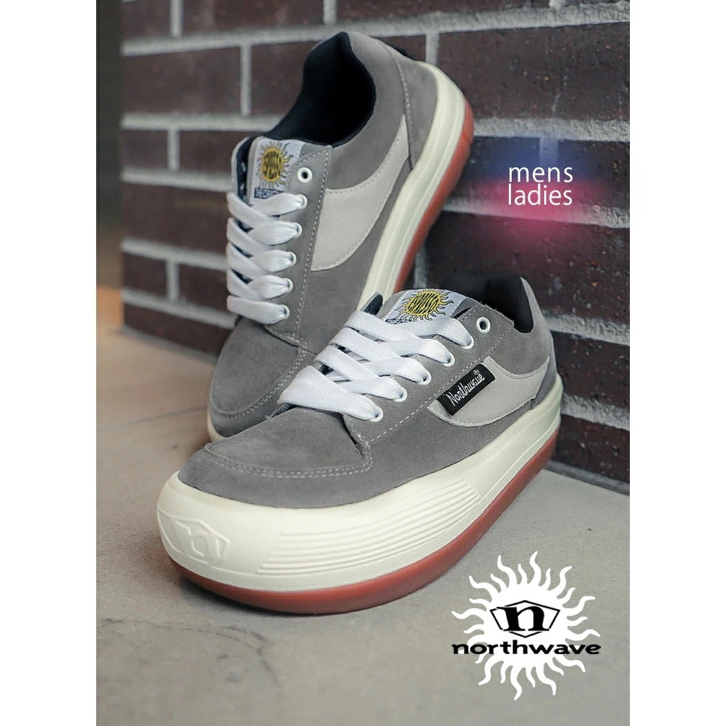 NORTHWAVE ノースウェーブ エスプレッソ スエード スニーカー ESPRESSO SUEDE GREY/WHITE ( グレー 白 ホワイト メンズ 国内正規品 NW-001 )