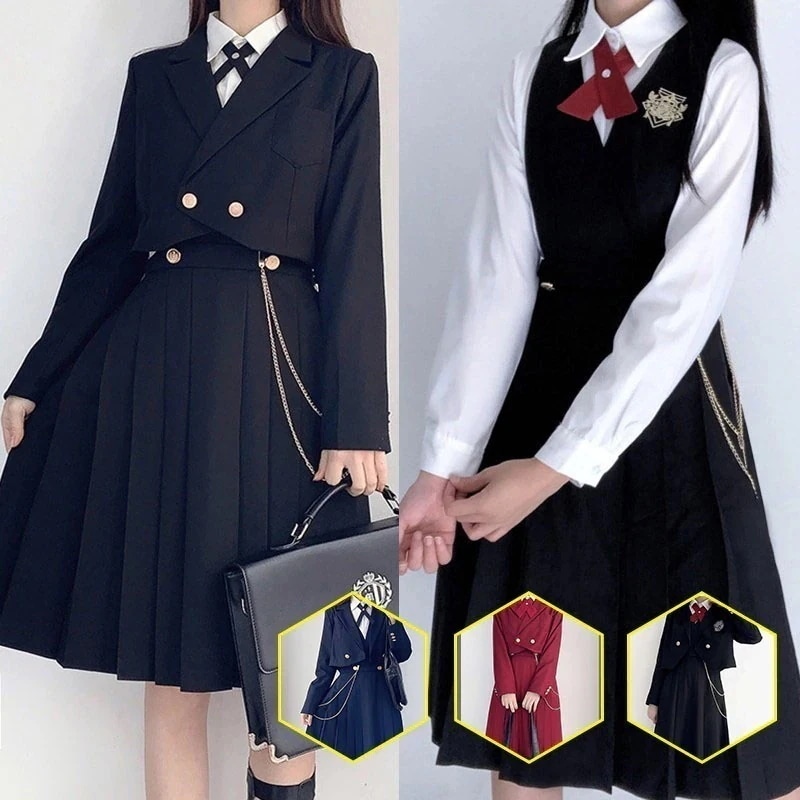 【2025限定SALE】セットアップ 春秋冬 女子高校生 JKスカート 上下セット ワンピースセット 上質 制服 JKセット 4,878円