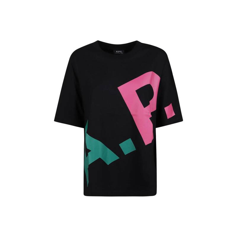 [カード決済で10%オフ] APC リサンドレ 半袖Tシャツ COFBT M26341 LZB NOIR (ユニセックス)