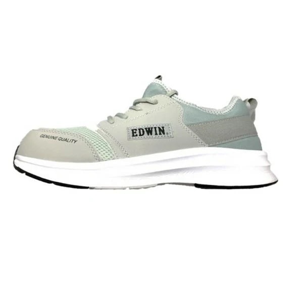 EDWIN セーフティシューズ254 グレー 28．0cm ワークサポート 安全用品 ワークシューズ