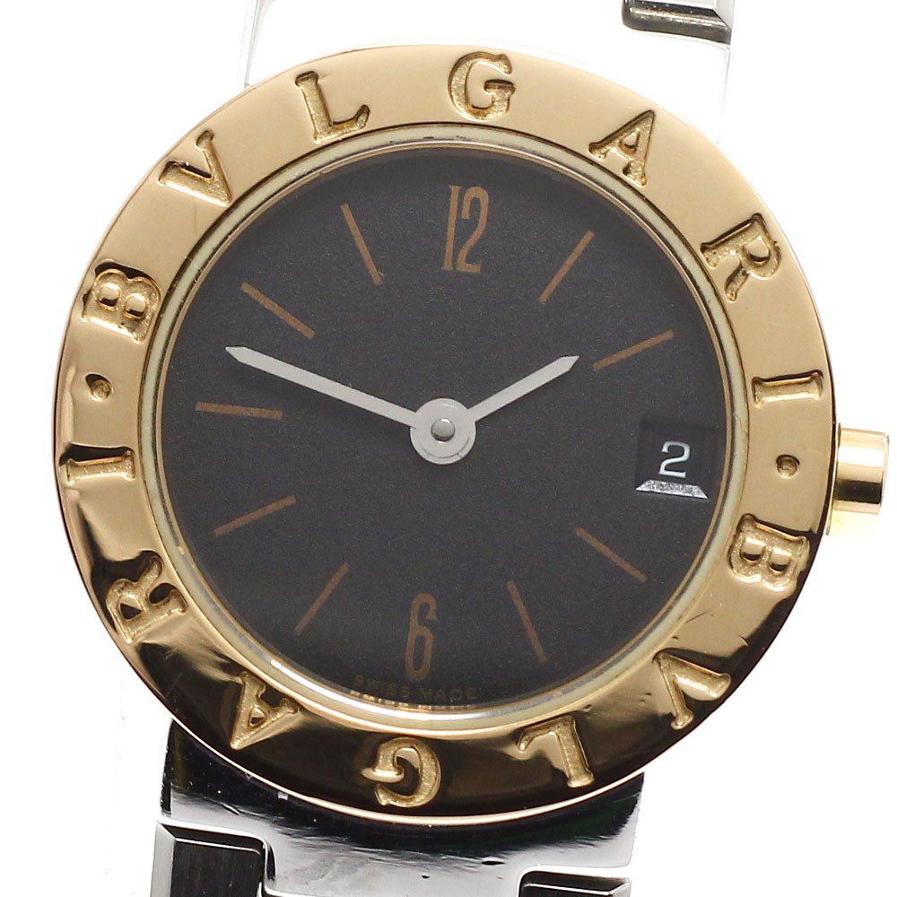 ブルガリ BVLGARI BB23SGD ブルガリブルガリ デイト クォーツ レディース _900049【中古】
