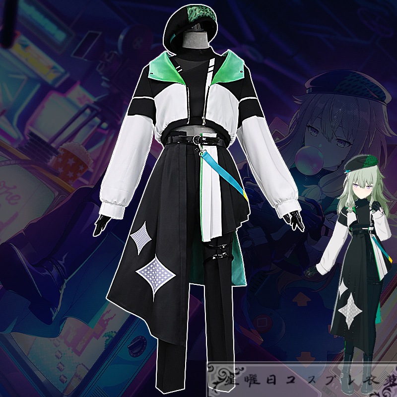 在庫品 プロジェクトセカイ カラフルステージ！feat プロセカ 草薙寧々 準備も慣れたもの hacker:N ライブ衣装 コスプレ衣装 コスチューム ハロウィン 装服 仮装