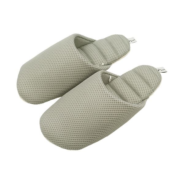 （まとめ） オクムラジャブジャブスリッパ（メッシュ） グレー M AAAA9004GY 1足 [x5セット]