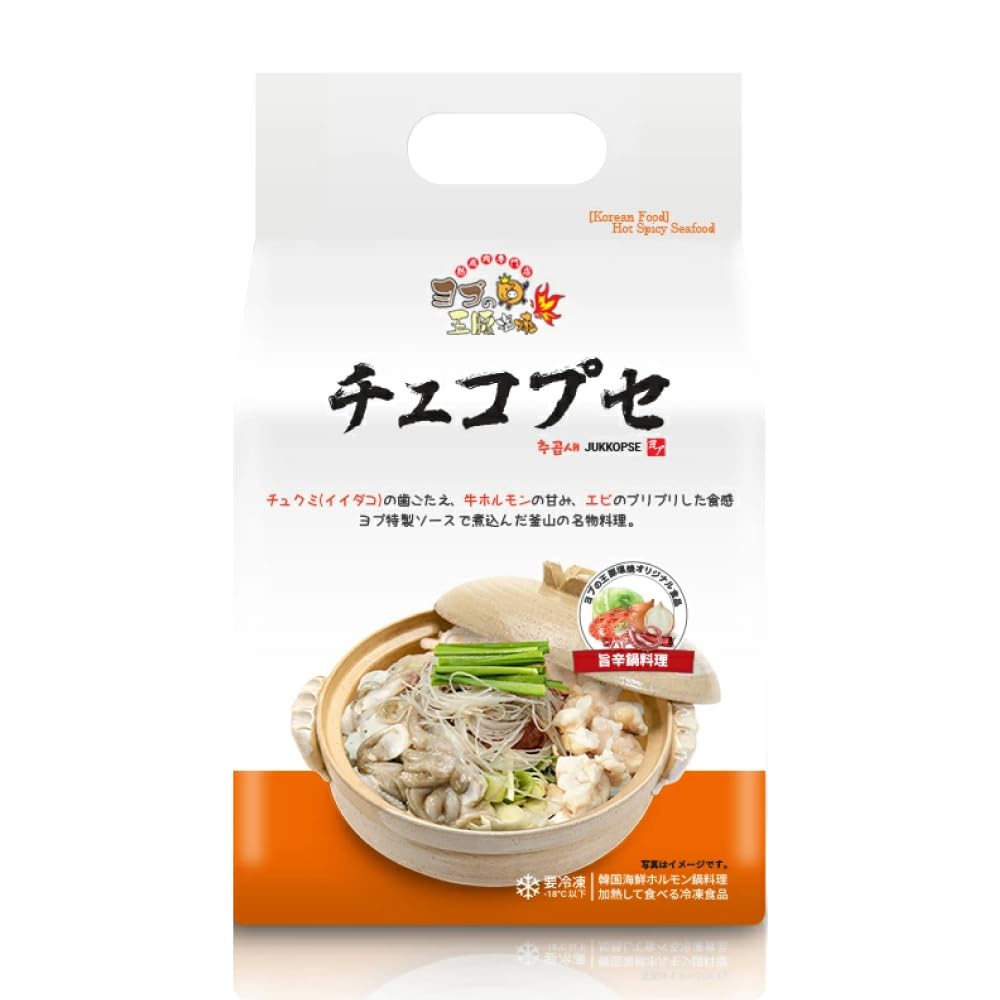 [ヨプの王豚塩焼]チュコプセ 冷凍 2-3人前 1680g (ヨプストア 韓国料理 エビ チュクミ イイダコ ホルモン もつ鍋 キャンプ飯)