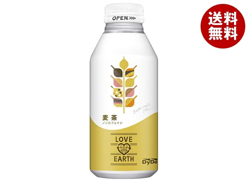 ダイドー LOVE the EARTH(ラブジアース) 麦茶 370gボトル缶×24本入×(2ケース)
