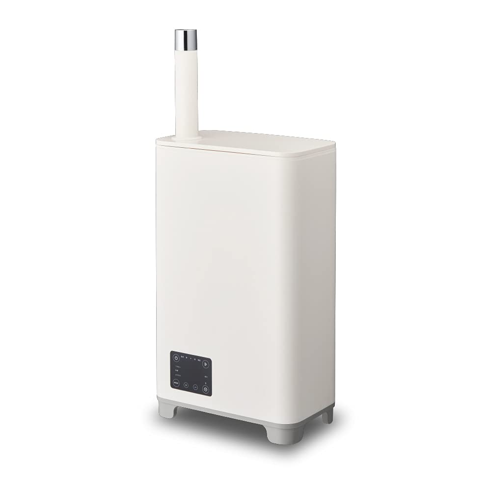 ドウシシャ 加湿器 ハイブリッド式 カンタン給水 湿度表示 加湿量650ml (木造和室11畳/プレハブ洋室18畳まで) タンク容量4.0L 切タイマー オート運転機能 アロマ機能付 抗菌加工 ホワイ