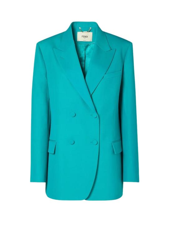 FENDI Women Suit Jackets FJ7685 AJYFF1UKL Clear Blue