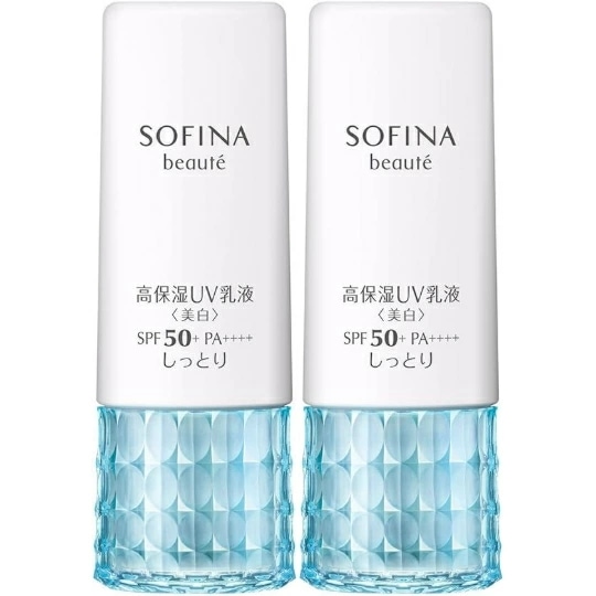 【まとめ買い２本セット】ソフィーナボーテ 高保湿UV乳液(美白) SPF50+ PA++++ しっとり 30g×2本 兵庫東倉庫