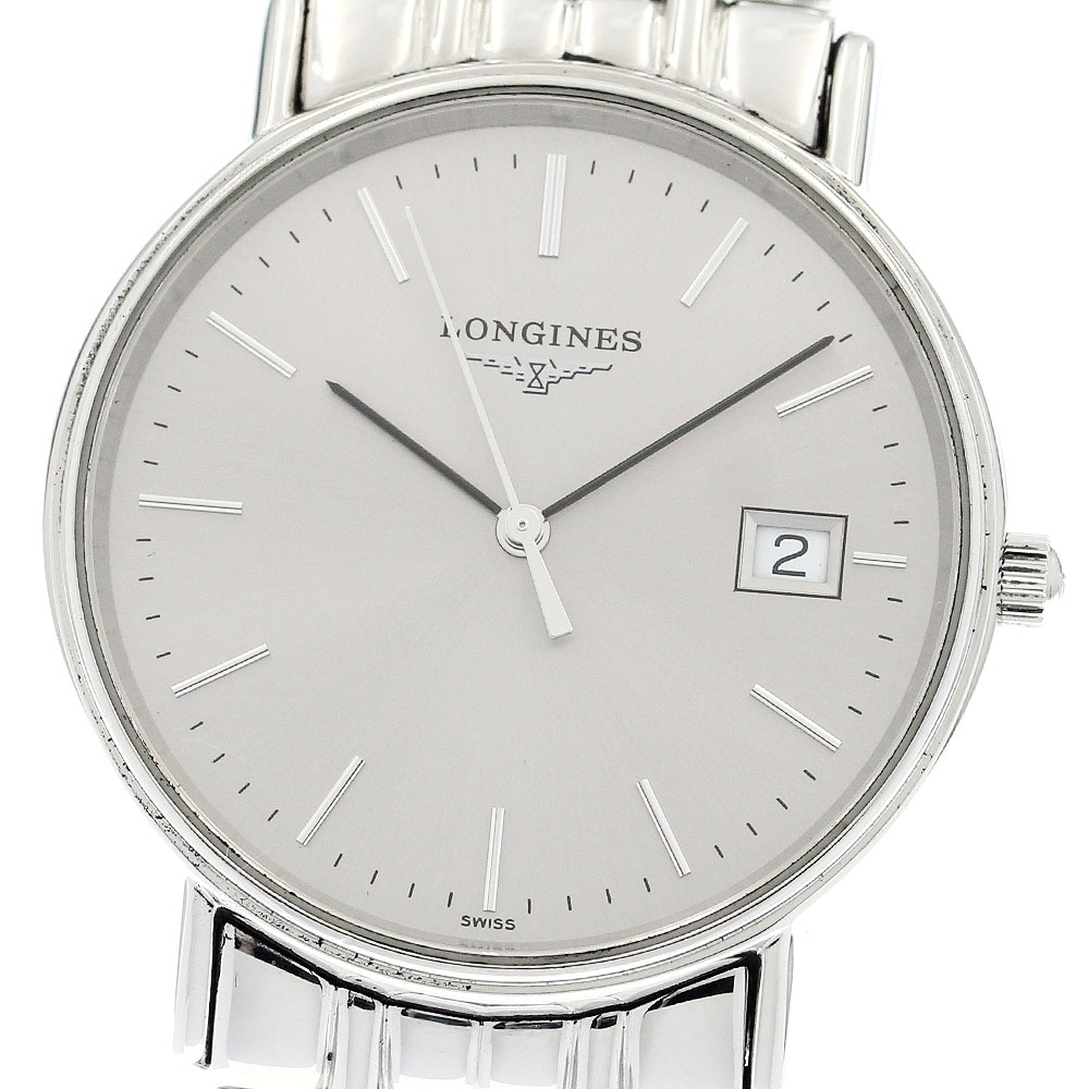 ロンジン LONGINES L4.720.4 グランドクラシック デイト クォーツ メンズ _896185【中古】